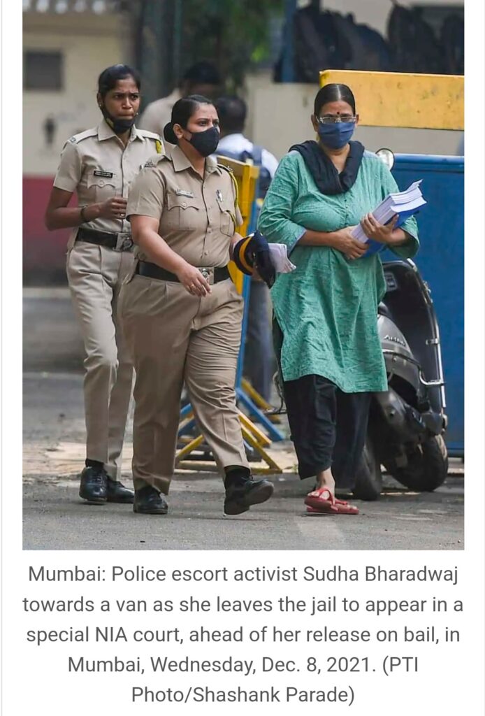 एक्टिविस्ट सुधा भारद्वाज 3 साल बाद जेल से रिहा 7