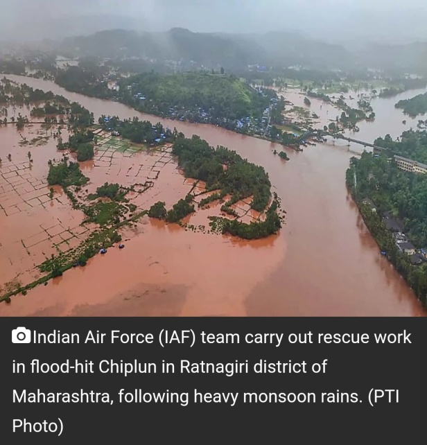 महाराष्ट्र बाढ़ में 76 मरे, 30 लापता; प्रभावित इलाकों का दौरा करेंगे सीएम 3